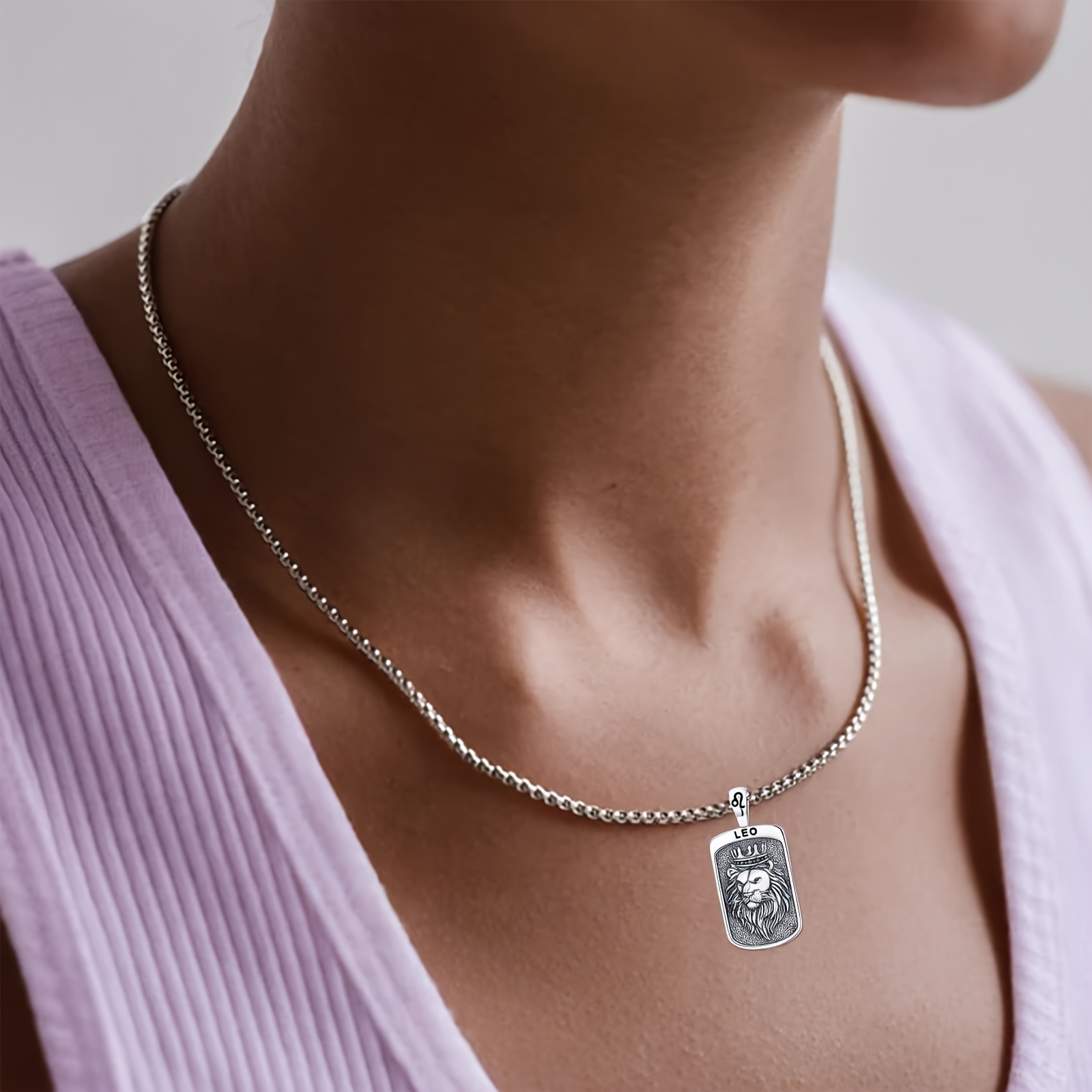Women's 925 Sterling Silver Zodiac Constellation Necklace